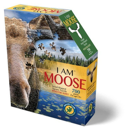 Puzzle konturowe dla dzieci - gra Madd Capp I Am Moose 700 el