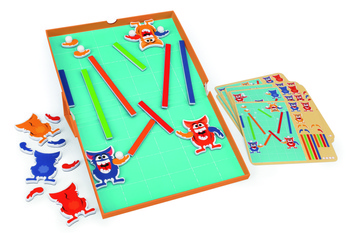 Scratch, magnetyczna układanka - 20 kart zadań Stworki