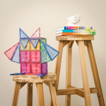 COBLO, magnetyczne klocki konstrukcyjne Basic 100 elem. + 74 edu zadania