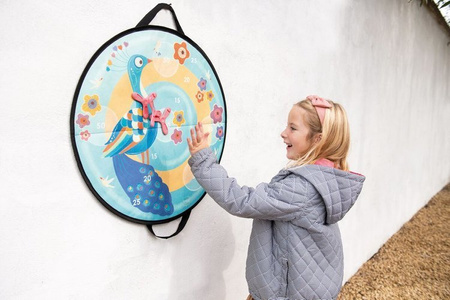 Rzutki Magnetyczne z Dyskami Pastelowy Paw