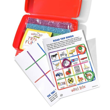 Woskowe sznureczki Wikki Stix - Czerwona walizka XL 144 szt