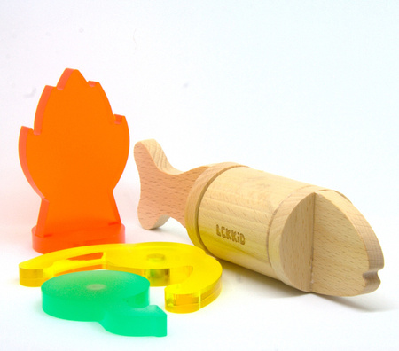 Lekkid, drewniane magnetyczne klocki konstrukcyjne - Dżungla