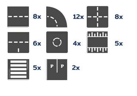 COBLO, nakładki na klocki - Droga 50 szt