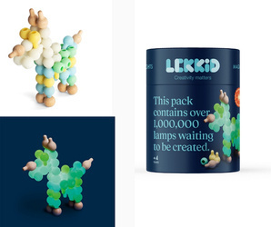 Lekkid, świecące silikonowe klocki konstrukcyjne - Magiczna lampa