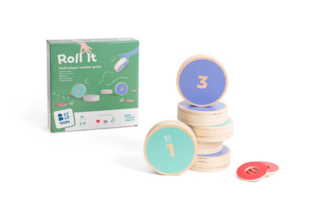 BS Toys, Drewniana gra zręcznościowa Turlaj krążki