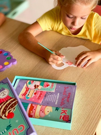 Box Candiy, zestaw artystyczny Akwarele muffinki