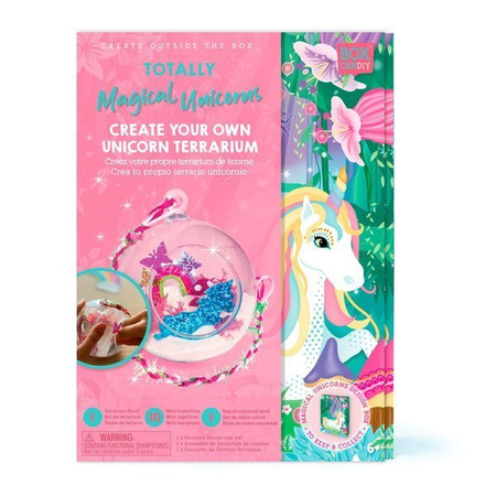 Box Candiy, zestaw kreatywny Terrarium Jednorożec