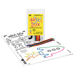 Woskowe sznureczki Wikki Stix - Zestaw Start - połącz kropki 8 szt