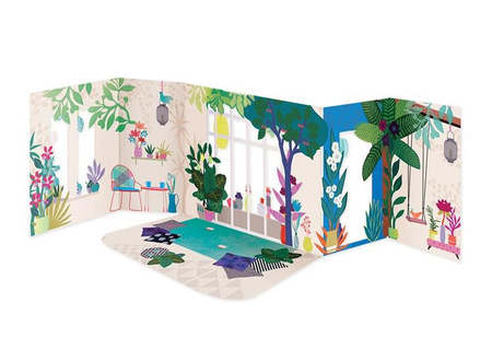 Duży składany domek dla lalek 35cm - Izumi