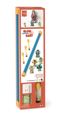 Scratch, Dmuchawka XL / 3 lotki przyssawki / 5 celów PIRACI