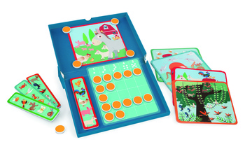 Scratch, magnetyczna układanka - 20 kart zadań Liczenie zwierząt