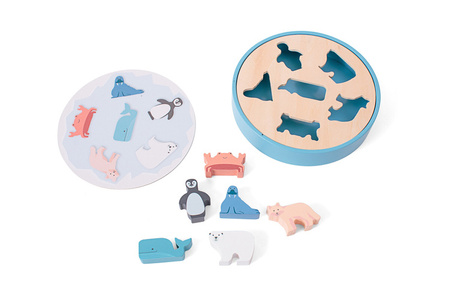 BS Toys, Drewniany sorter Zwierzęta Arktyki