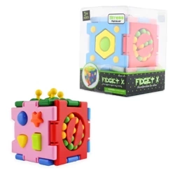 Kostka sensoryczna antystresowa elastyczna dla dzieci 7 cm