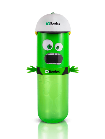 IQBottles, Bidon-butelka 2w1 Green/White cap