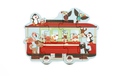 Puzzle Podłogowe Scratch Miasto 80 Elementów - uszkodzone opakowanie RABAT 5%