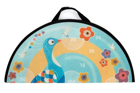 Rzutki Magnetyczne z Dyskami Pastelowy Paw