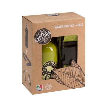 Butelka na wodę dla dzieci i pas z karabińczykiem - Navir