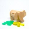 Lekkid, drewniane magnetyczne klocki konstrukcyjne - Słoń
