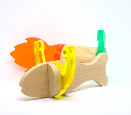 Lekkid, drewniane magnetyczne klocki konstrukcyjne - Dżungla