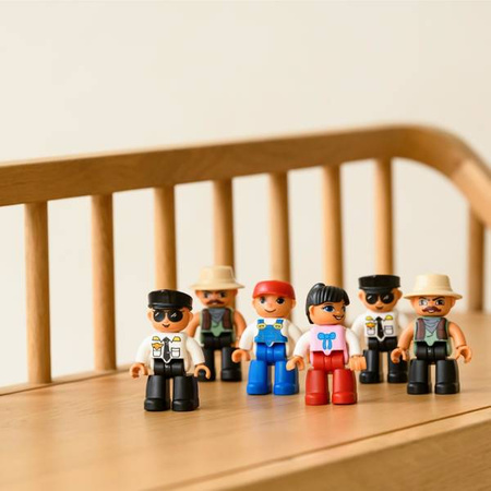 Klocki magnetyczne konstrukcyjne dla dzieci - Duże Ludziki 4 sztuki