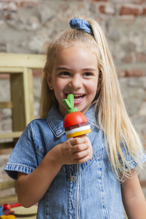 Lekkid, drewniane klocki konstrukcyjne- Jedzenie