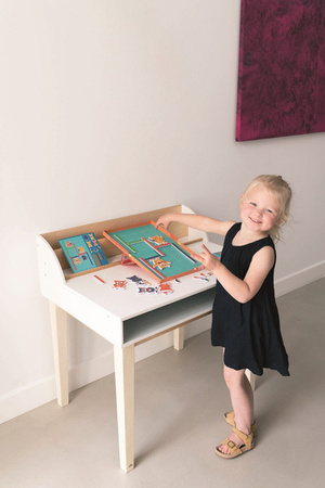 Scratch, magnetyczna układanka - 20 kart zadań Stworki