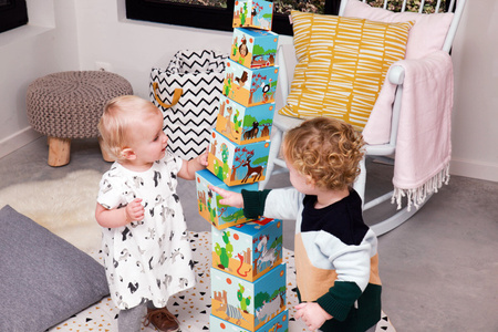 Scratch, Piramida edukacyjna ZWIERZĘTA ŚWIATA 2 (10 elementów)